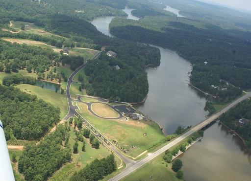 Chimney Cove-aerial view